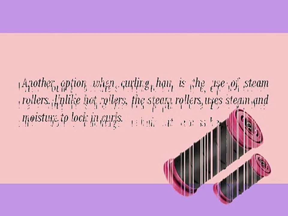 Curl Hair Using Steam Rollers At Home