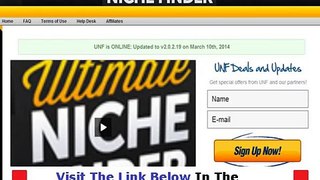 50% Off Ultimate Niche Finder Bonus + Discount