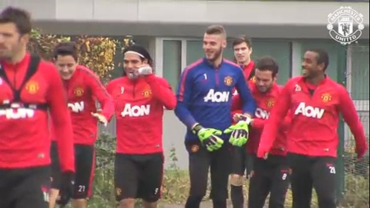 Falcao na treningu