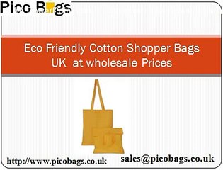 Best Reusable Cotton Shopper Bags at wholesale prices