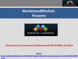 Telecom Service Assurance Market worth $4.59 Billion by 2019