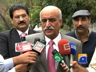 Khursheed Shah on New CEC Appointment-28 Nov 2014