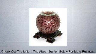 Decorative Ceramic Electric Oil/Wax Warmer with Wood Base Review