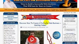 Chris Farrell membership guided tour, Make a real income online. Free Videos in the About section
