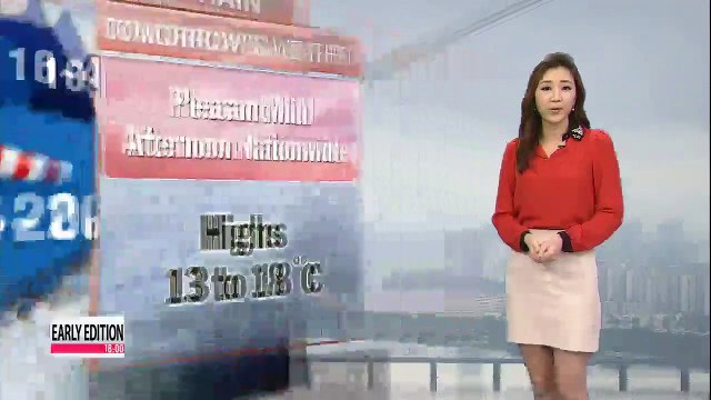 Mild weather expected Saturday, rain on Sunday