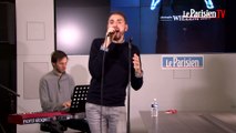 Christophe Willem en live au Parisien : 