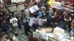 Black Friday Fight 2014 - Shoppers fight for TVs on Black Friday at Tesco Extra