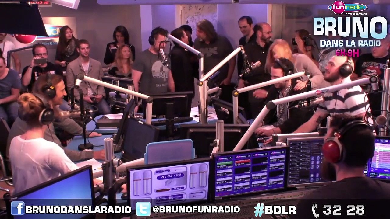 Le best of en images de Bruno dans la Radio avec David Guetta (28/11/2014)