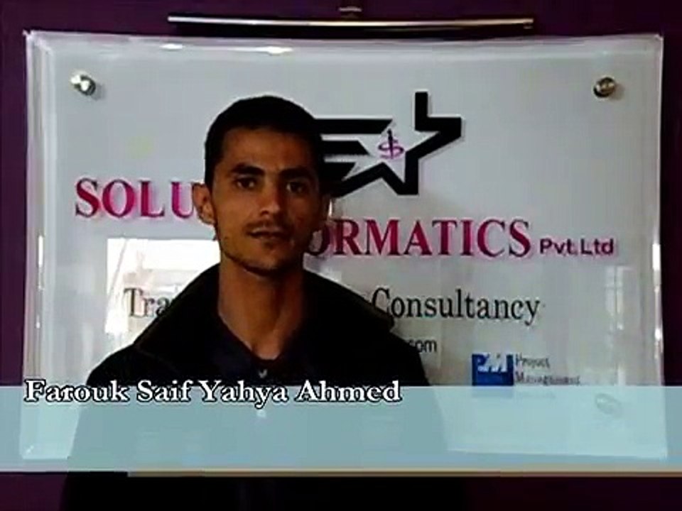 Solus Informatics - Best PMP Training Institute In Hyderabad