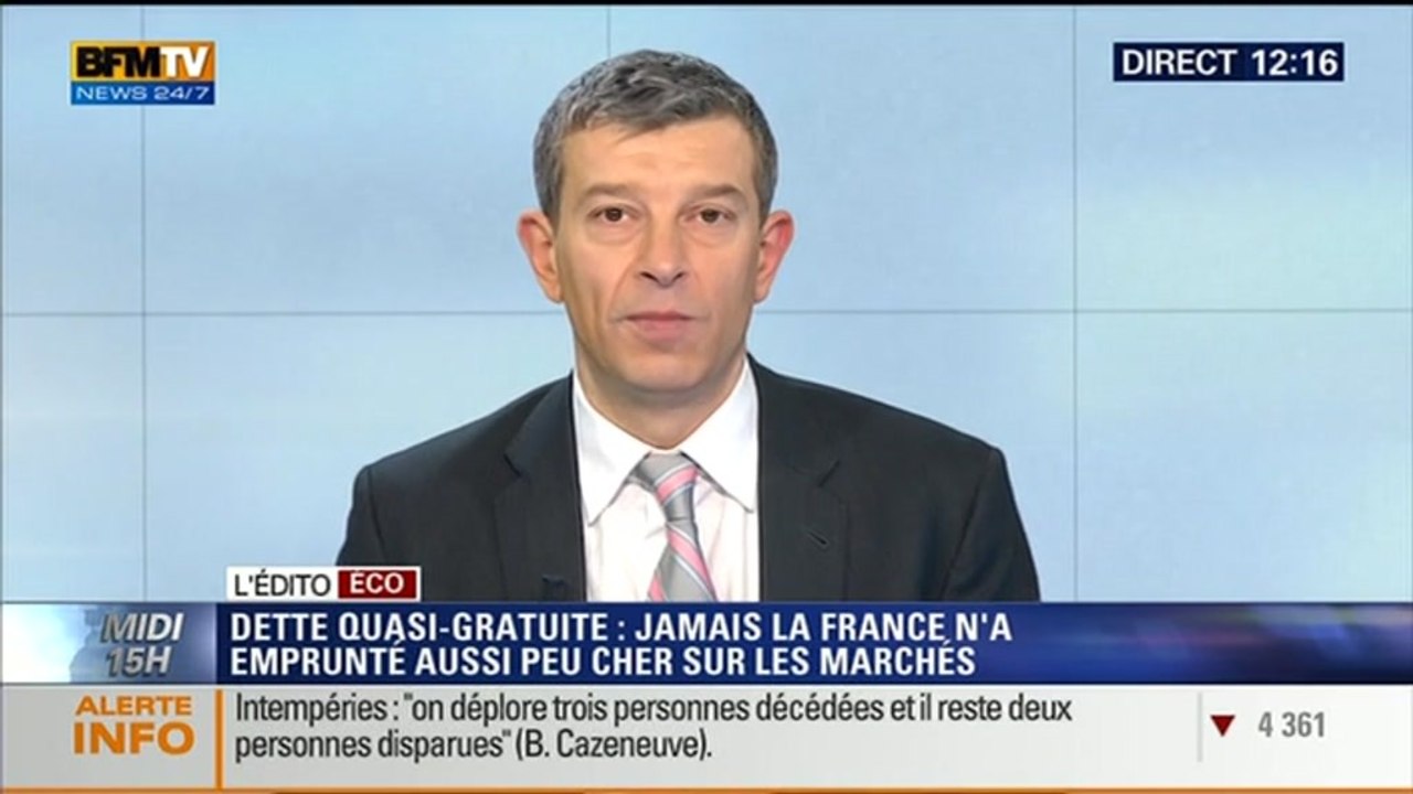 L'Édito éco de Nicolas Doze: Le taux d’emprunt à 10 ans de la France tombe sous les 1%: "c'est une très bonne nouvelle !" - 28/11