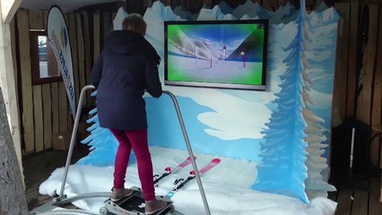 À quoi ressemble un simulateur de ski en 3D