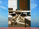 Padmas Plantataion Salvaged Wood Dining Table 60Inch Round