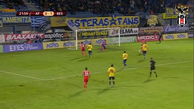 Asteras Tripolis 2 Beşiktaş 2 Maç Geniş Özet ve Goller 27.11.2014