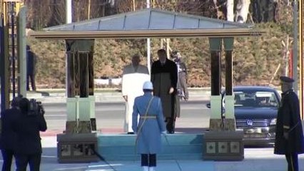 Cumhurbaşkanı Erdoğan, Papa Franciscus'u Resmi Törenle Karşıladı (3)