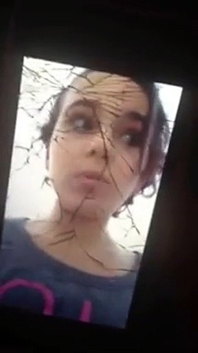 12 year old smashes iPhone