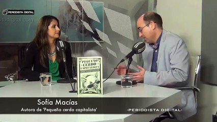 Sofía Macías, autora del 'Pequeño cerdo capitalista'. 26-11-2014