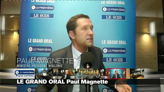 Le Grand Oral La Première - Le Soir : Paul Magnette