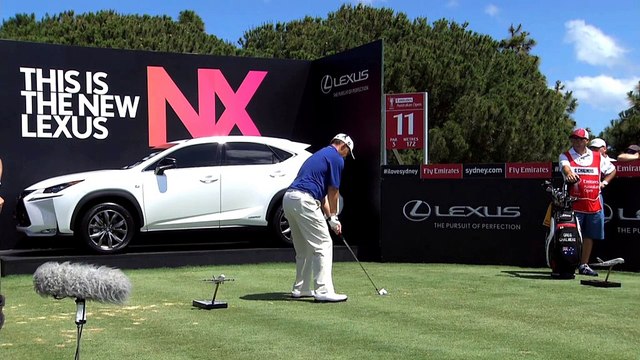 Chalmers tee shot hits crowd, almost get a hole-in-one