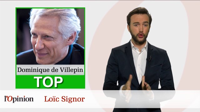 Le Top Flop : Dominique de Villepin pour la reconnaissance d'un Etat palestinien / Le mini Bygmalion du PS