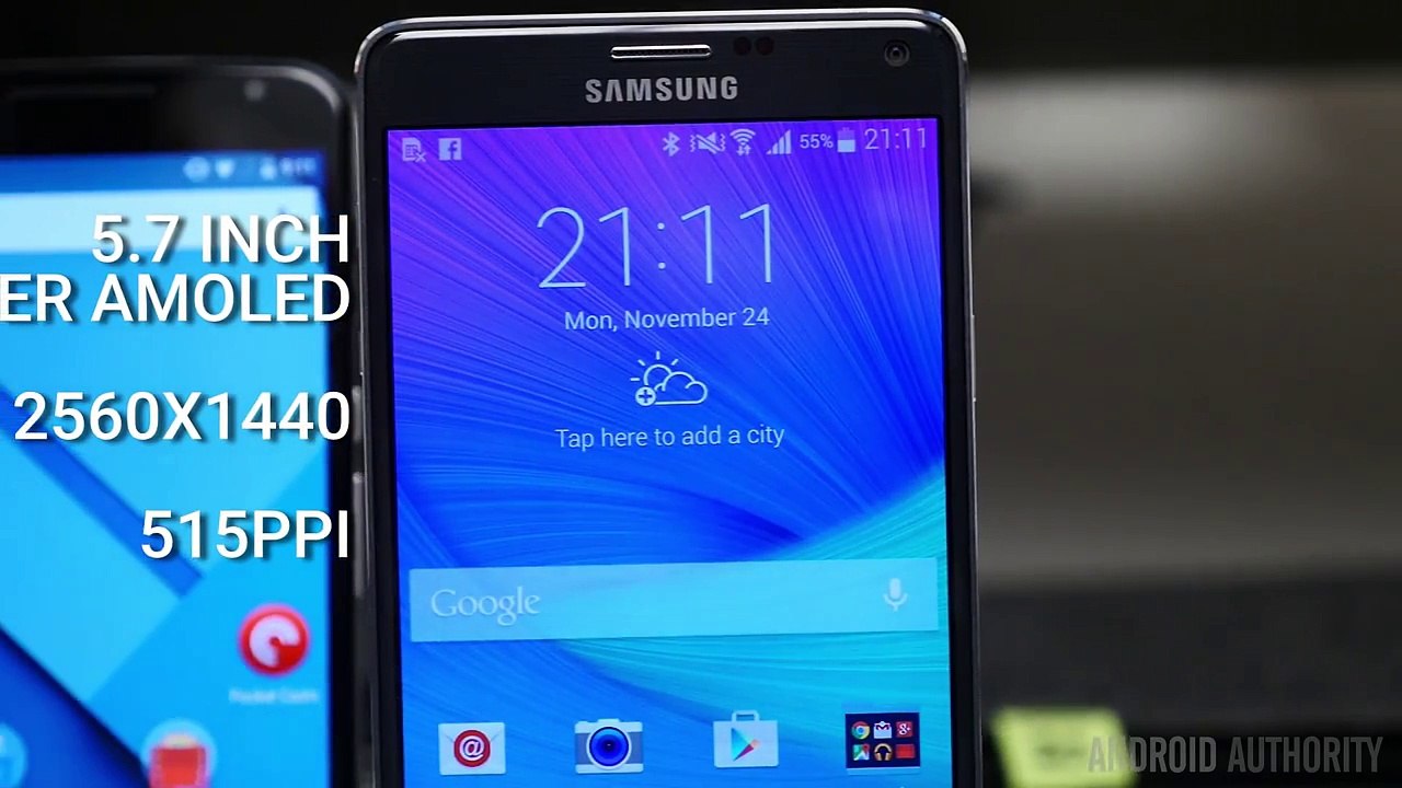 Nexus 6 vs Samsung Galaxy Note 4!