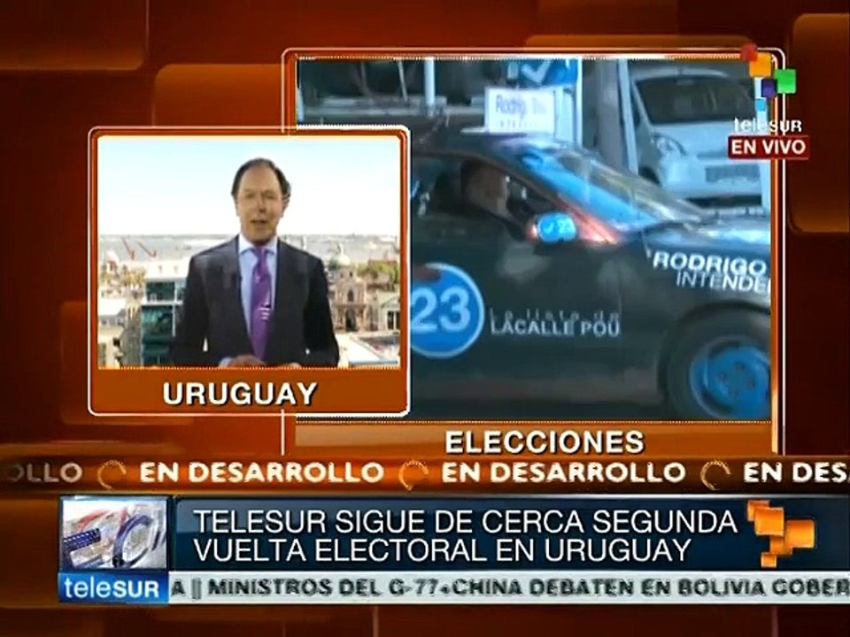 Prensa uruguaya destaca cierres de campañas presidenciales