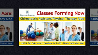 Become a Chiropractic Assistant 626-486-1000