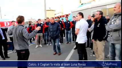 Calcio, il Cagliari fa visita al team Luna Rossa