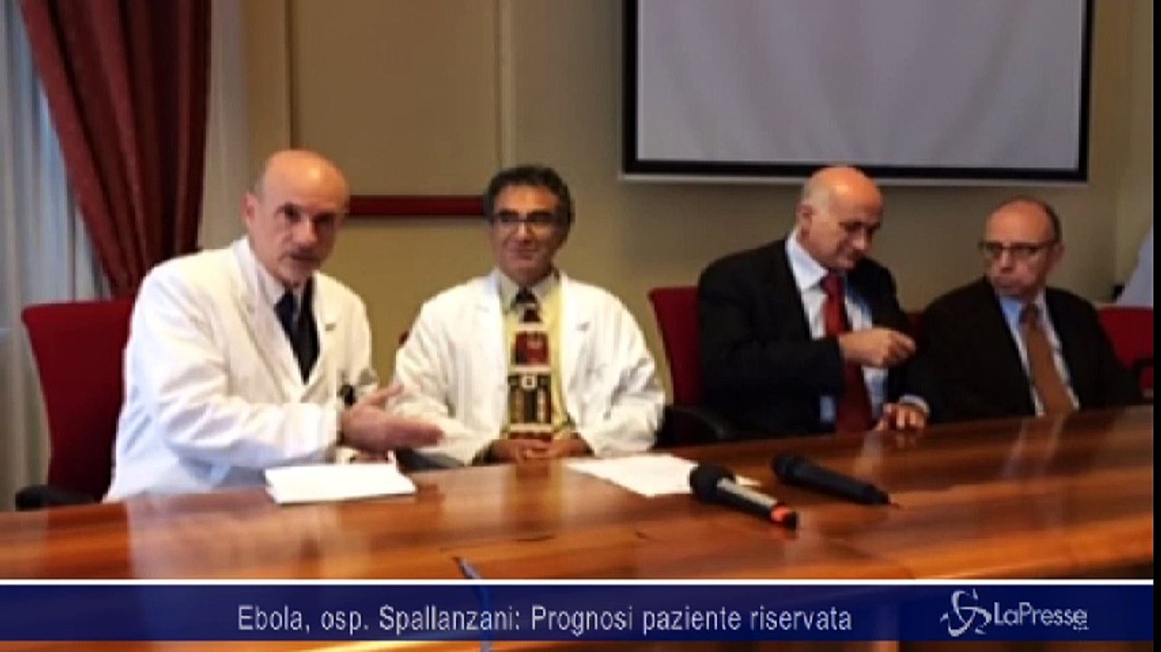 Ebola, medico Spallanzani: Prognosi resta riservata, paziente è sotto osservazione