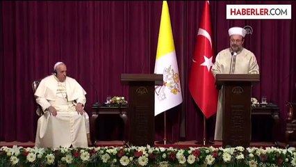 Görmez: "Katolik Dünyası'nın Ruhani Liderini Diyanet'te Ağırlamak Özel Bir Anlam Taşıyor"