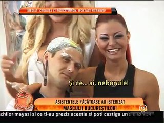 romanian youth and the babies in the barbershop