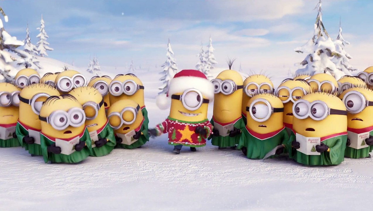 Les MINIONS vous souhaitent un joyeux NOEL... Craquant et hilarant!