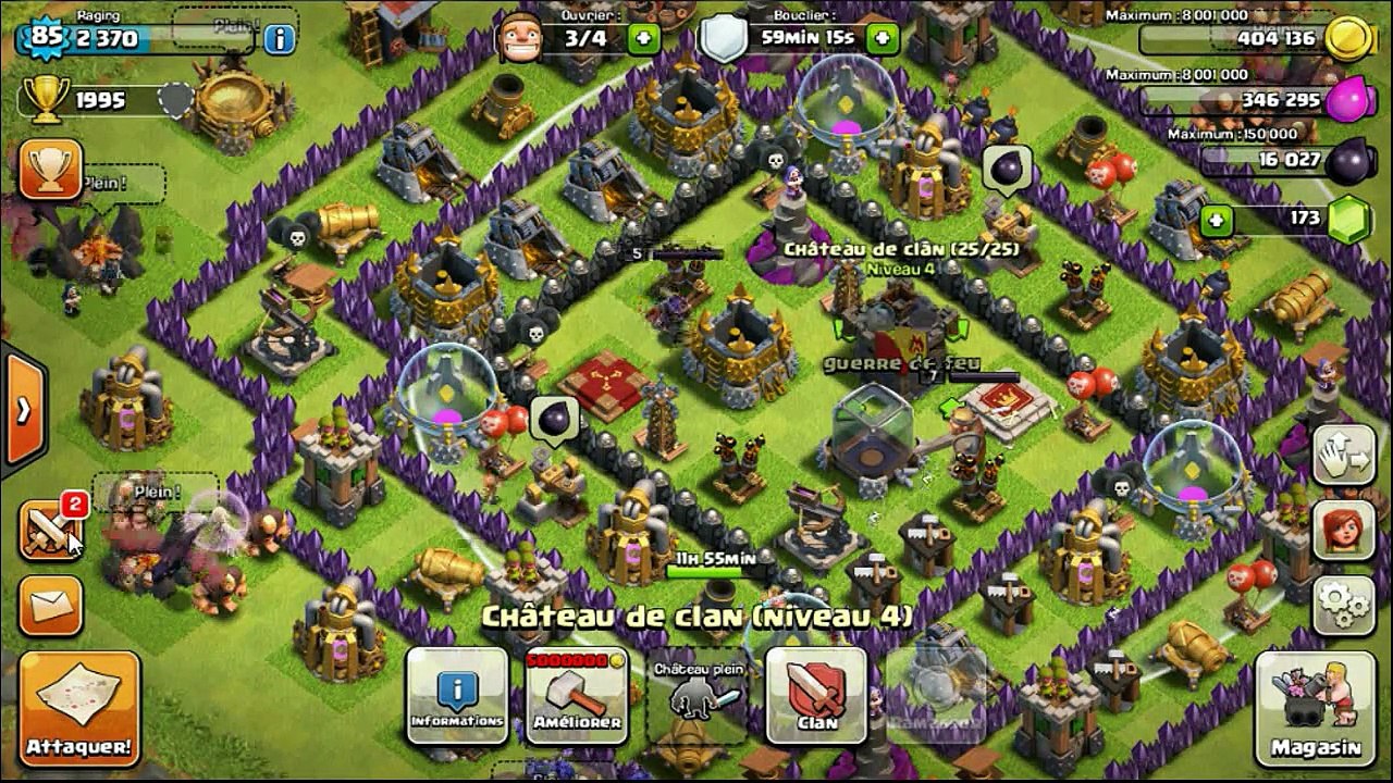[Clash Of Clans FR] ATTAQUE FULL barbar inextremiste - MOGames