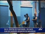 Cadáver encontrado en centro de Guayaquil podría ser de un indigente