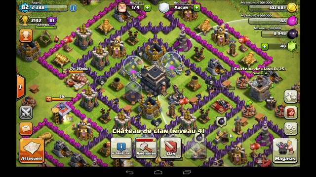 Clash of clans ASTUCE Gagnez de l'expérience et monter en niveau facilement