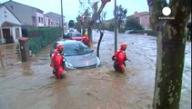 Fransa'nın güneyi sel ile boğuşuyor