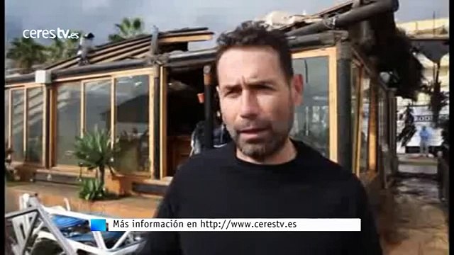 Meteorología dice que el vendaval de Málaga superó los 140 kilómetros/hora