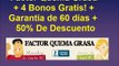 Factor Quema Grasa + 50% De Descuento + Bonos Gratis