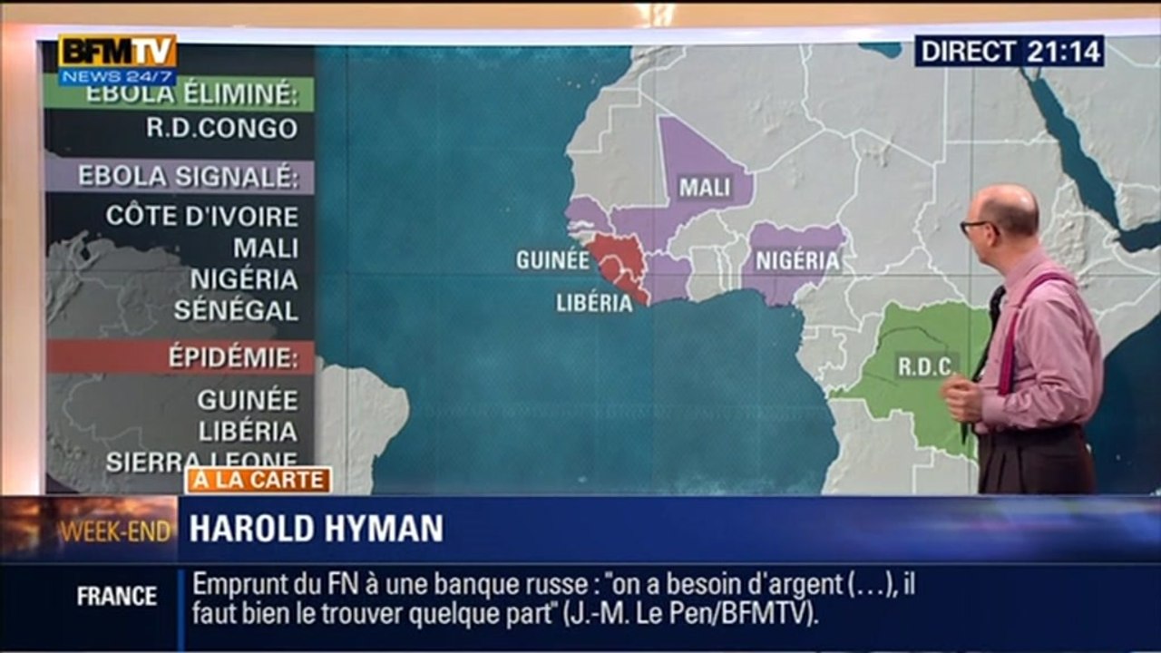 Harold à la carte: Ebola: l'épidémie se stabilise en Afrique de l'Ouest - 28/11