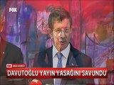 Başbakan Ahmet Davutoğlu komisyondaki yayın yasağını savundu