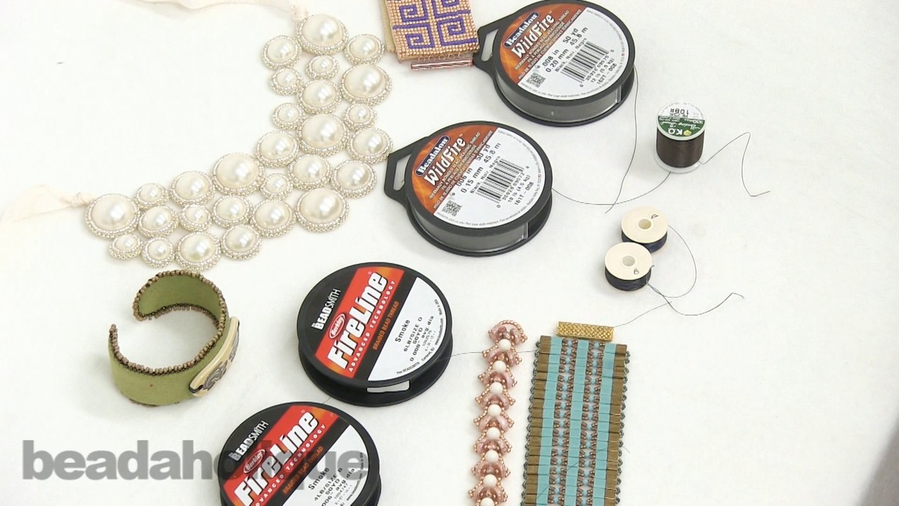 Beading Thread Overview: Wildfire, Fireline, KO, and Nymo