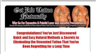 remove tattoo quickly - Get Rid Tattoo