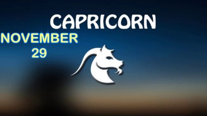 Capricorn Daily Horoscope November 29, 2014