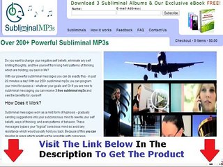 Subliminal Mp3s  THE SHOCKING TRUTH Bonus + Discount