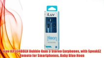 Best buy iLuv IEP334BBLN Bubble Gum 3 Stereo Earphones with SpeakEZ Remote for Smartphones