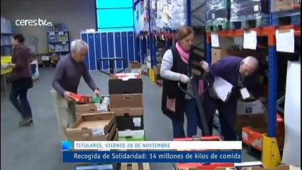 Videonoticias; Titulares del Viernes, 28 de noviembre de 2014 @ 22.00 h CET