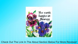 Joan Baker Designs TP1005 Tile Plaque, Purple Irises/The Earth Laughs in Flowers, 6 by 7-Inch Review
