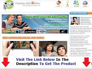 Download Video: Real & Honest Gaming Jobs Online Review Bonus + Discount