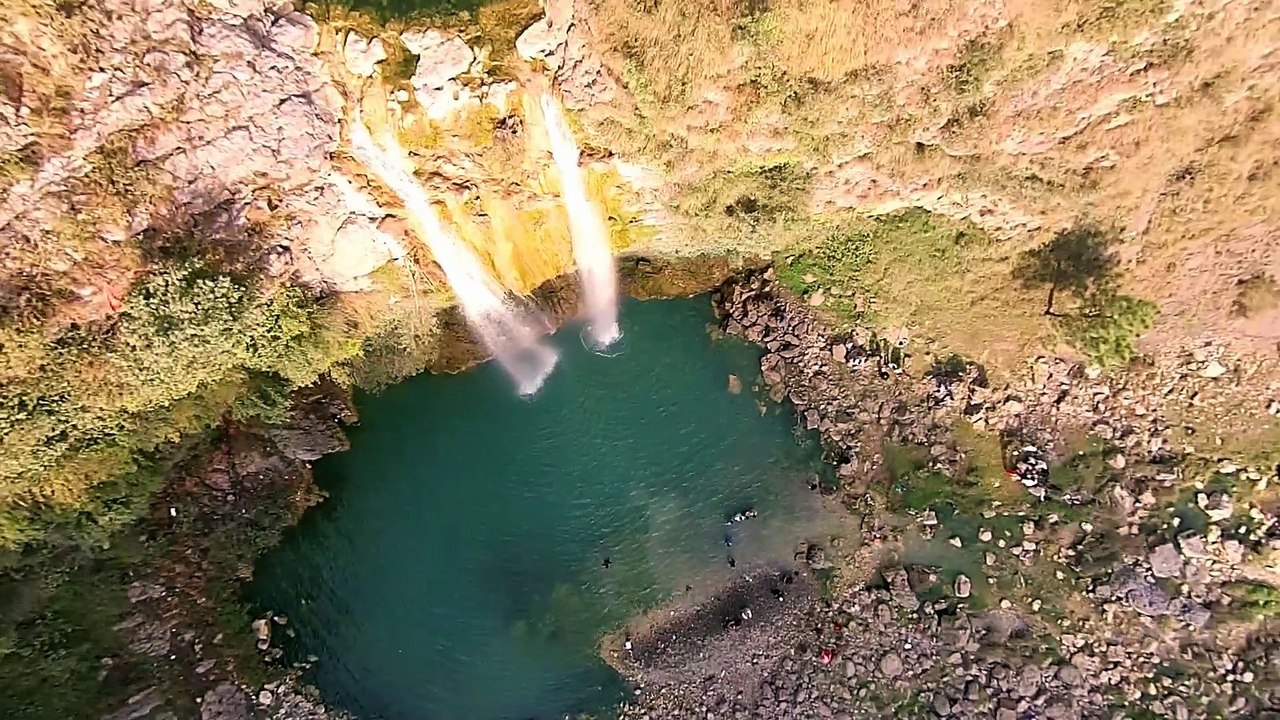 sajikot waterfall with Dji phantom 2 vision plus