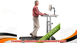 Treadmill + Manual Desk with Bluetooth Display