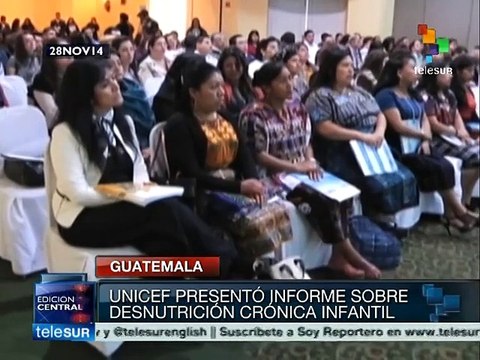 Guatemala aún presenta altas cifras de desnutrición crónica infantil